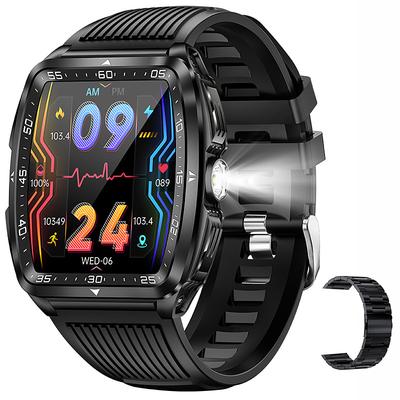 2025 New For Smart Watch Men IP68 5ATM Outdoor Sports Fitness Tracker Health Monitor 1.8 Inch BT Call Smartwatch