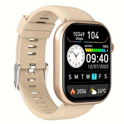 Men's Smart Watch 2.01 Inch High-definition Full Screen Touch Sports Smart Watches Dialing/answering Phones Sleep Step Calorie Activity Tracker Call Information Prompt Multi-function Smart Wristwatch