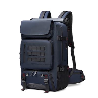 Travel Backpack For Men Waterproof 17 Inch Business Laptop Backpack With Separate Shoe Bag Hidden USB Charging Port 50L Outdoors Trekking Backpack For Woman Hiking Camping Backpack