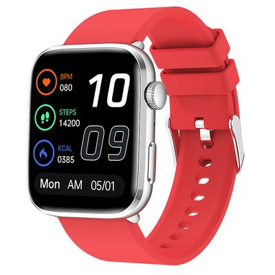 T90 Smart Watch with 1.91 Screen, Fitness Tracker, Temperature Monitor, Call Reminder, Compatible with Android iOS, Waterproof