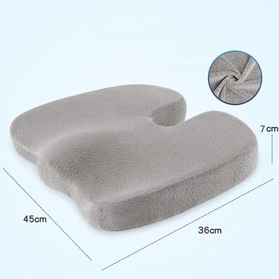 Memory Foam Seat Cushion Pillow Velvet Chair Cushion Seat Pad Car Hip Massage Pillow Office Chair pads Support Orthopedic Pain Relief