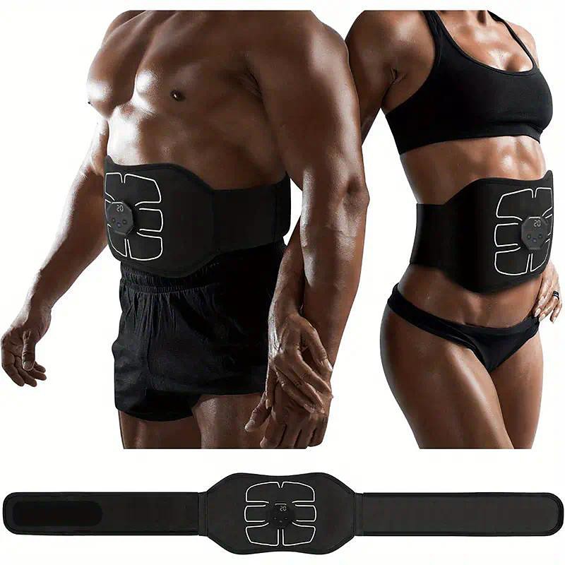 ABS Stimulator Abdominal Toning Belt Workout Portable Ab Stimulator Home Office Fitness Workout Equipment For Abdomen Valentine's Day Gift