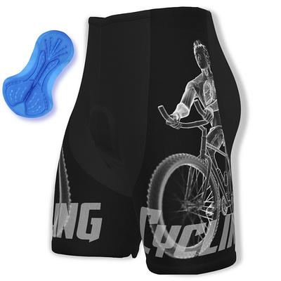 Men's Graphic Patterned Cycling Road Shorts Bike Shorts Cycling Padded Shorts Bike Shorts Padded Shorts / Chamois Mountain Bike MTB Road Bike Cycling Sports 3D Pad Cycling Quick Dry Reflective Strips