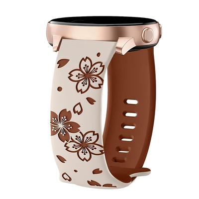 Watch Band for Samsung Galaxy Watch 7/6/5/4 40/44mm, Galaxy Watch 5 Pro 45mm, Galaxy Watch 4/6 Classic 42/46/43/47mm, Watch 3, Active 2, Gear S2 Silicone Replacement Strap Cute Adjustable Solo Loop
