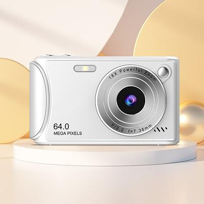 Auto Focus 64MP 4K Face Detection 2.4-inch 18X Zoom 650mah Rechargeable Battery Pocket Cinema Digital Compact Video Cameras