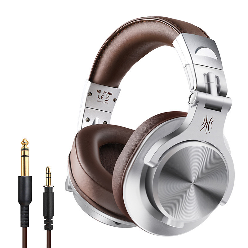 OneOdio Bluetooth Over-Ear Headphones with Mic Wireless amp; Corded Dual-Mode Headphones for Drum Piano PC Phones Laptop-72 Hours Playtime Valentine's Day Gift
