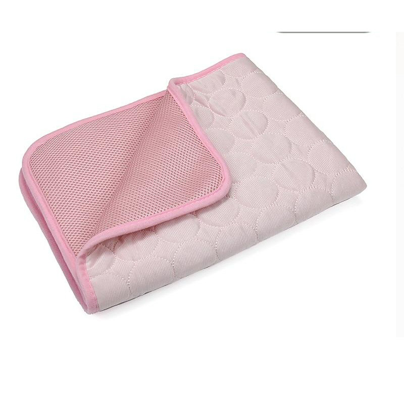 Dog Mat,Summer Pet Ice Mat Cool Dog Mat Pet Cat Mat Breathable Ice Silk Cat Litter Pet Supplies Summer Dog MatPet Mat