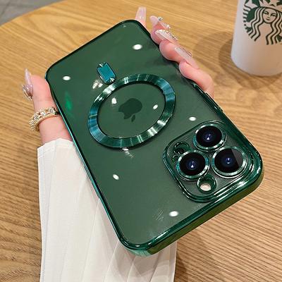 Phone Case For iPhone 15 14 Pro Max Plus 13 12 11 Pro Max iPhone 13 12 11 Pro Max SE X XR XS Max 8 7 Back Cover Translucent Camera Lens Protector Support Wireless Charging TPU