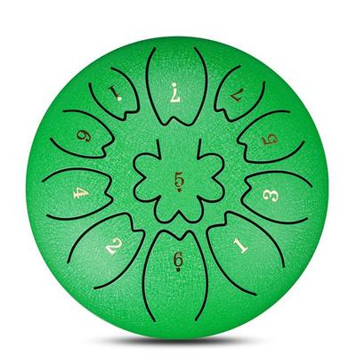 6 Inch 11 Tone Steel Tongue Drum Mini Music Drums Handpan Beginners Ethereal Drum Musical Instruments Tambor Gifts