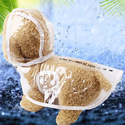 Cloth Pets Dog Rain Coat Raincoat Dog Rain Coat Dog Jacket Cat Rain Coat Transparent Waterproof Windproof All Seasons Waterproof Dog Clothing for Small Dog Medium Dog Large Dog