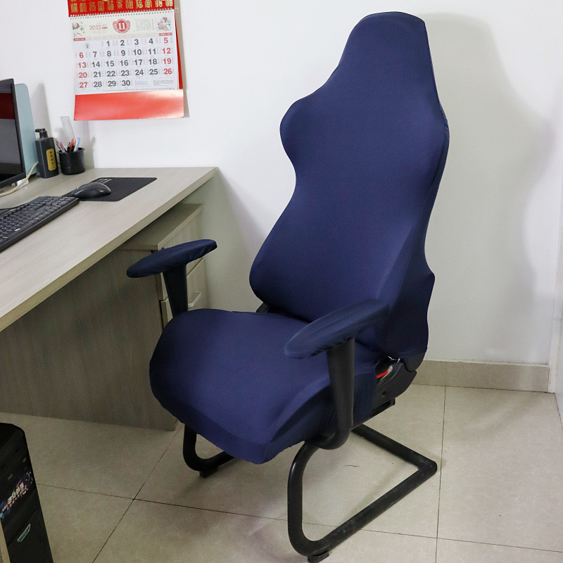 Computer Gaming Chair Slipcovers Solid Universal Washable Dinning Chair