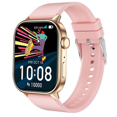 iMosi QX17 Smart Watch 2.01 inch Smartwatch Fitness Running Watch Bluetooth Pedometer Call Reminder Sleep Tracker Compatible with Android iOS Women Men GPS Hands-Free Calls Waterproof IP68 40mm Watch