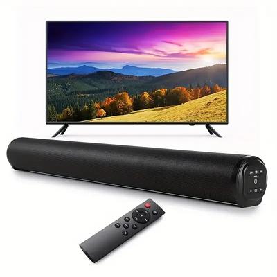 20W Bluetooth Speaker Compatible Home Surround SoundBar Enjoy Theater-Quality Audio for Your TV or PC