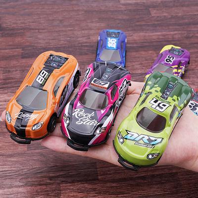 Children's Catapult 360 Flip Dump Truck Metal Sheet Impact Rebound Small Car Toy Car Model Mini Car