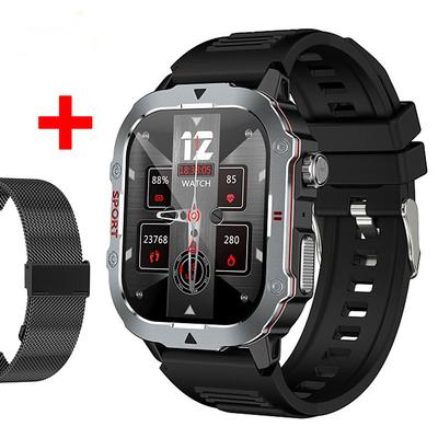 696 C30PRO Smart Watch 2.19 inch Smartwatch Fitness Running Watch Bluetooth Pedometer Call Reminder Sleep Tracker Compatible with Android iOS Men Hands-Free Calls Message Reminder IP 67 49mm Watch