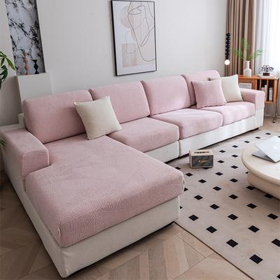 100% Waterproof Velvet Fitted Sheet Sofa Cover Solid Color Jacquard Anti-cat Scratch Sofa Cushion Cover