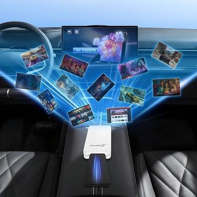 CarlinKit Adapter Stick Wired CarPlay Multimedia Adapter Work with Wired Carplay CarPlay to HDMI Adapter HD2CP-OVA-WH