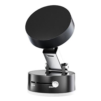 Upgrade Vacuum Magnetic Cell Phone Holder 2025 New Foldable Strong Magnetic Car Cell Phone Holder Retractable Double Sided Magnetic Cell Phone Holder Compatible with All Smartphones