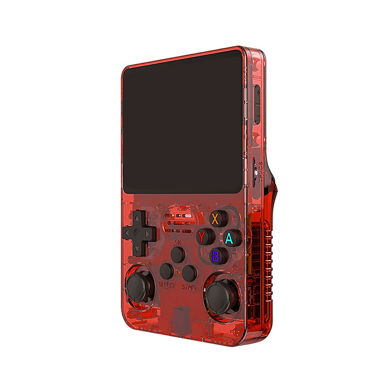 R36S Handheld Game Console 3.5 Inch IPS Screen Retro Game Console Linux System Screen Portable Pocket Video Player Travel Essentials 64GB and128G Extra Large Memory