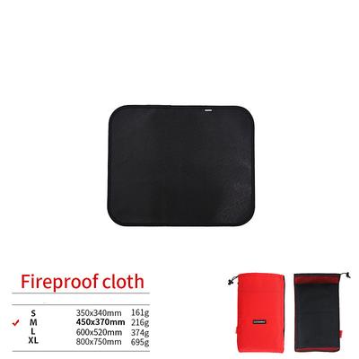 1Pc Outdoor Camping Silicone Fireproof Cloth Durable Heat-Resistant Waterproof Fireproof Mat for BBQ Grill Camping Stove Safe Outdoor Cooking Protection Ideal for Fire Pits Grills and Camping Activities