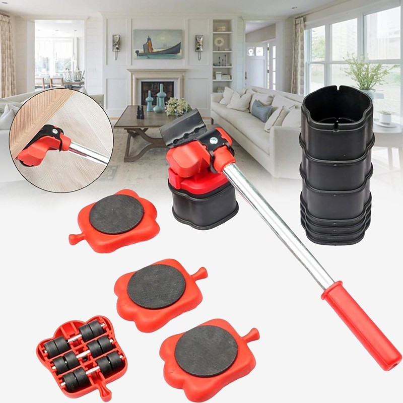Heavy Duty Furniture Lifter 4 Appliance Roller Sliders with 330lbs Load Capacity Wheels Furniture Lift Mover Tool Set - Furniture Movers with Wheels Heavy Furniture Moving Sliders Appliance Rollers
