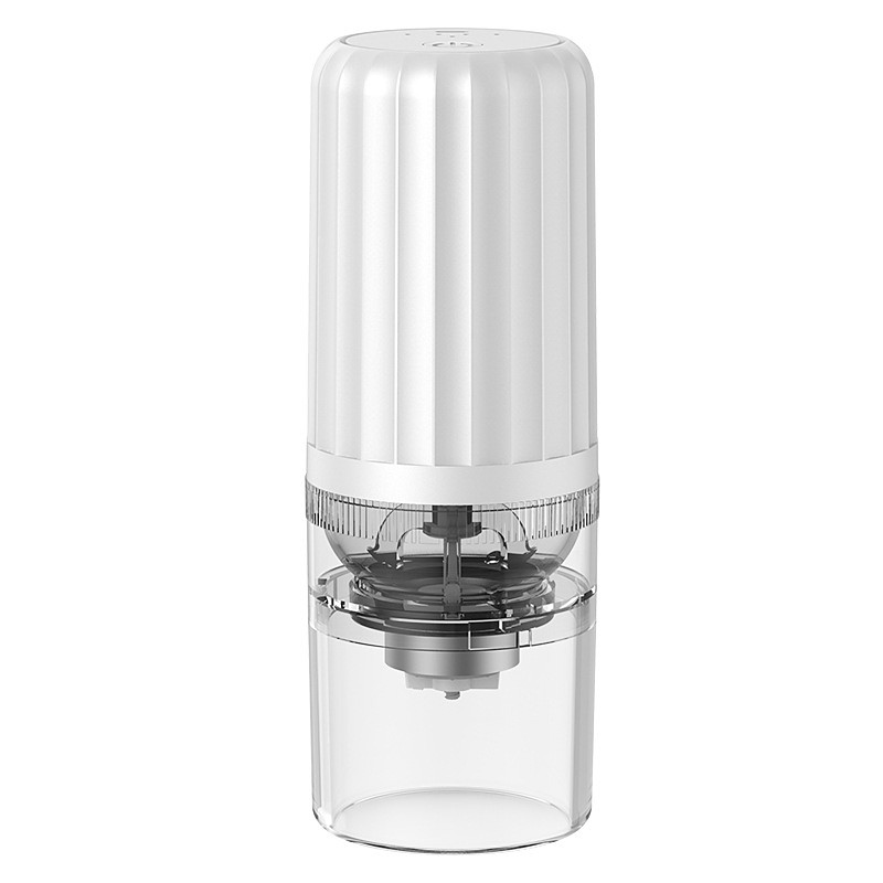 Portable Electric Burr Coffee Grinder Multi Adjustable Settings 1250mAh Rechargeable Coffee Bean Grinder with Conical Ceramic Burr, for Travel, Camping