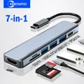 Docking station USB C a 7 porte HUB USB C TIPO C a 4K Adattatore HDMI 5Gbps USB 3.0 HUB PD 87W USB C