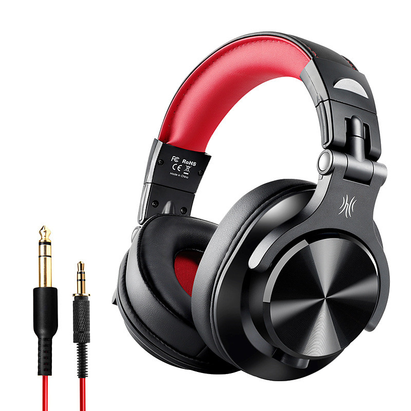OneOdio Bluetooth Over-Ear Headphones with Mic Wireless amp; Corded Dual-Mode Headphones for Drum Piano PC Phones Laptop-72 Hours Playtime Valentine's Day Gift