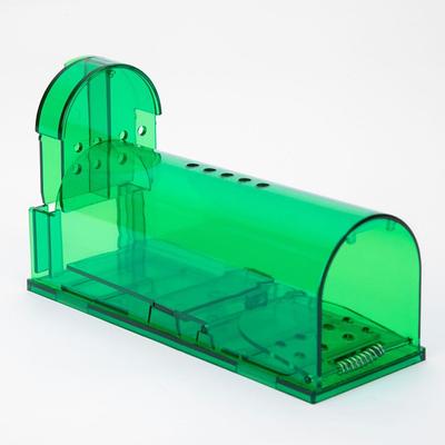 Reusable Plastic Mouse Trap Cage, Humane Rat Catcher Box for Indoor Outdoor Use, Non-Toxic Rodent Control Tool for Home Garden