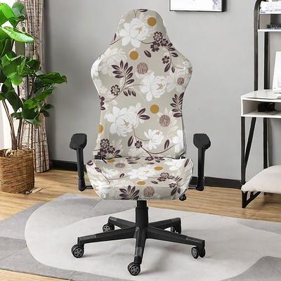 Stretch Rotating Covers Gaming Chair Covers Covelvet Gaming Chair Slipcover Computer Chair Seat Covers for Armchair, Swivel Chair, Adults Video Game Chair,Computer,Boss Chair