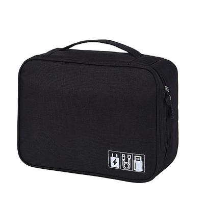 Electronics Organizer, Travel Universal Cable Organizer Bag, Waterproof Electronics Accessories Storage Cases,Charger, Phone, USB, SD Card, Hard Drives, Power Bank, Cords 9.457.093.94Inch
