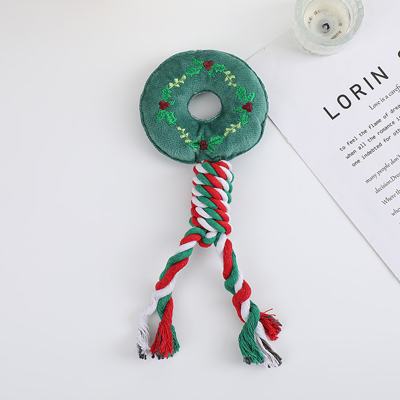 Chew Toy Plush Toy Interactive Toy with Durable Teething Toy for Dog Cat Indoor Outdoor Pet Play