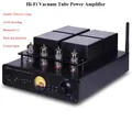 Febbre HIFI Tubo Amplificatore di Potenza 6K4 Tubo Bluetooth 5.3 Doppio Chip TPA3221 Amplificatore Domestico 100W * 2 Potenza di Uscita USB 24BIT 84KHz