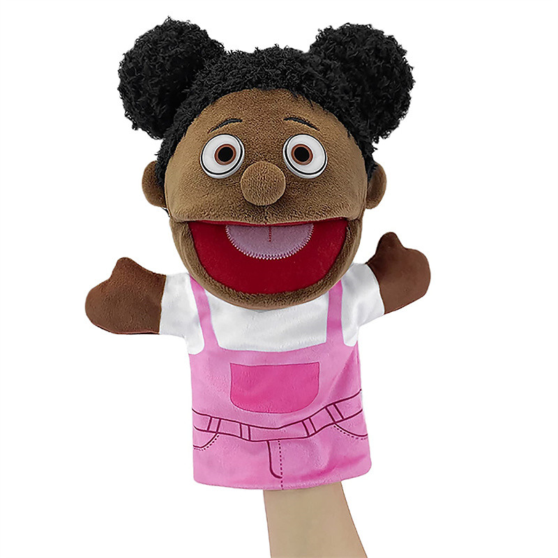 Hand Puppets Multi-Ethnic Puppets,Family Puppets for Kids Role Paly 11.8 Family Puppets,Plush Soft Hand Puppets Family Puppets Story Toys Puppets for Girls Boys Finger Puppets Puppet Christmas Gift