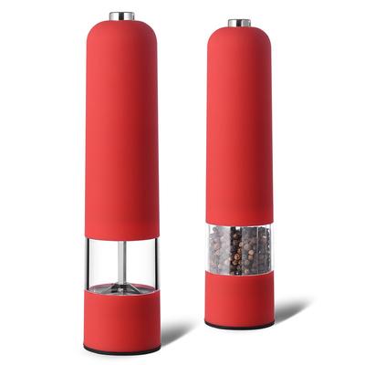 Pepper Grinder, Household Sea Salt Ginder, Electric Spice Grinder, Automatic Sea Salt Crusher, Reusable Glass Seasoning Bottle, Kitchen Gadgets, Kitchen Supplies