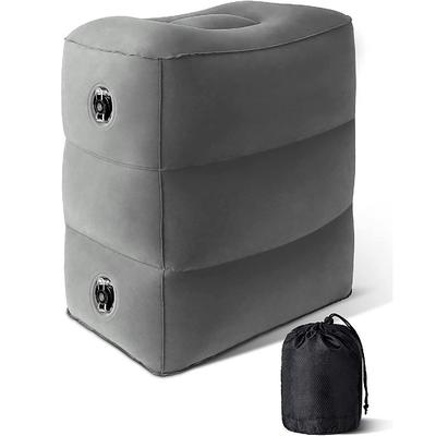 Inflatable Travel Pillow for Kids and Adults, Adjustable Height Airplane Pillow for Sleeping on the Go, Suitable for Office