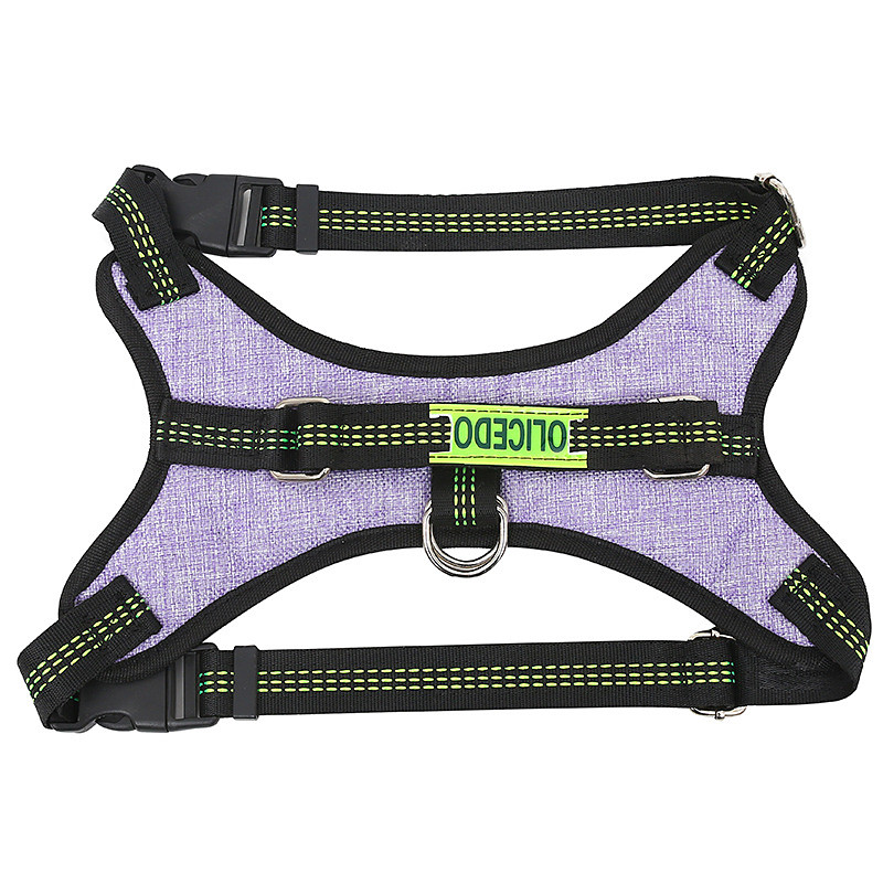 Sponge Mesh Big Dog Walking Rope Chest Strap Saddle Dog Pet Chest Back Coat Pet Supplies