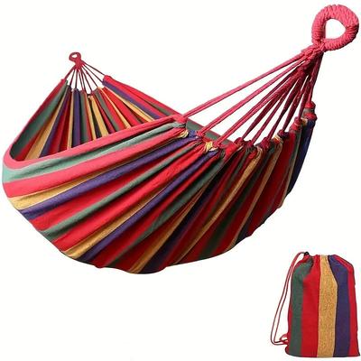 Outdoor Rest Hammock Garden Camping Hammock Portable Hammock With Handbag Suitable for Yard Yard Backyard Porch Travel
