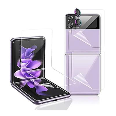 1 Set Screen Protector Camera Lens Protector Back Screen Protector For Samsung Galaxy Z Flip 7 Z Flip 6 Z Flip 5 Z Flip 4 Z Flip 3 Tempered Glass TPU Hydrogel 9H Hardness Anti-Fingerprint High