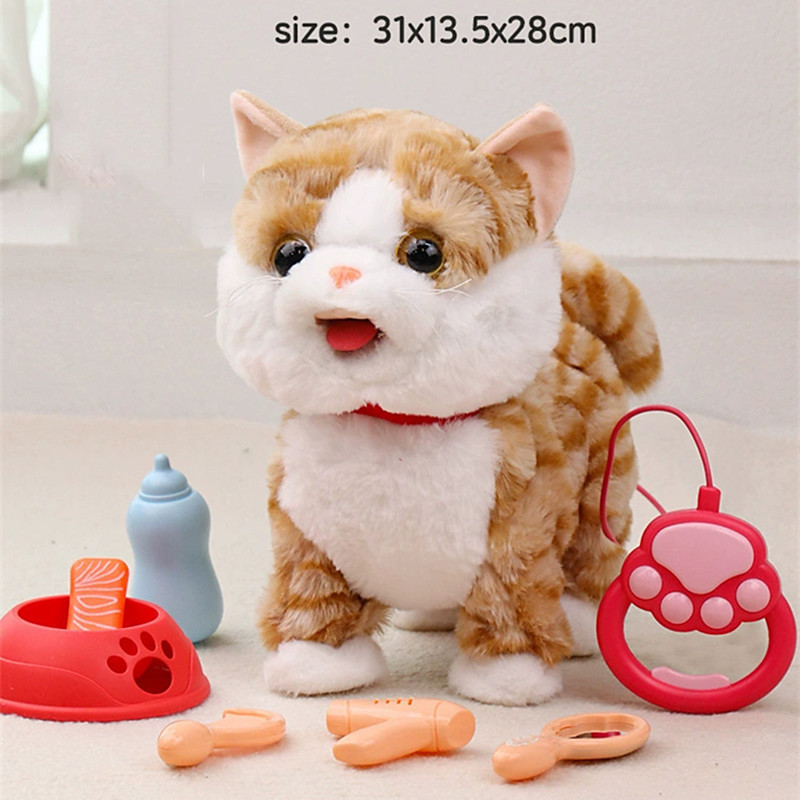 Puppy Toys for Kids Toy Dogs That Walk and Bark Walking Dog Toy for Kids with Leash Interactive Stuffed Puppy with Remote Control for Girls and Boys Aged 3-7 Year Old