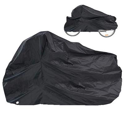 adult tricycle cover bike cover, outdoor bicycle motorcycle storage cover, heavy duty ripstop material, waterproof amp; anti-uv (l)