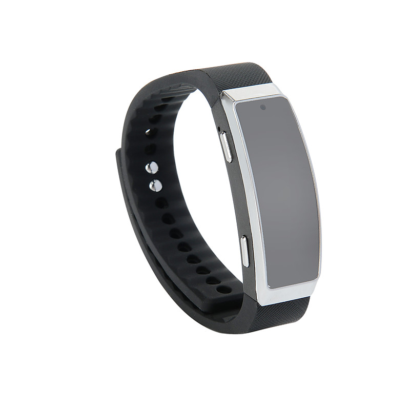 Portable HD Digital Voice Recorder Wearable Wristband Support Music Player Automatic Intelligent Recording Sports Bracelet for Running Meeting Learning