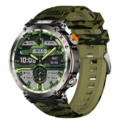 HT30 Smart Watch Rugged Military Men's 1.7 inch 600mAh Battery Compass Sports Fitness Watches Bluetooth Call Smartwatch