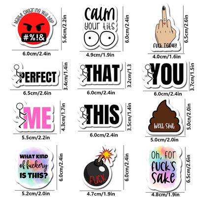 12pcs Refrigerator Magnets, Funny Fridge Magnets, Decorative Magnets, Personalized Fridge Magnet For Kitchen Office Whiteboard Locker Cabinet And Dishwasher, Kitchen Decoration, Home Decoration
