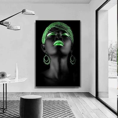 People Modern Art Prints Wall Art Abstract Painting Black Gold Canvas Prints Rolled Canvas Prints No Frame Unframed Unstretched