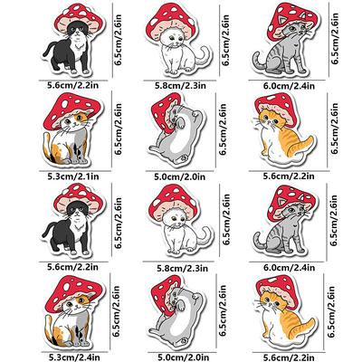12pcs Refrigerator Magnets, Funny Fridge Magnets, Decorative Magnets, Personalized Fridge Magnet For Kitchen Office Whiteboard Locker Cabinet And Dishwasher, Kitchen Decoration, Home Decoration