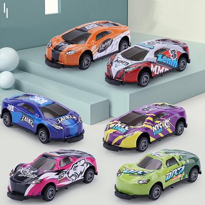Children's Catapult 360 Flip Dump Truck Metal Sheet Impact Rebound Small Car Toy Car Model Mini Car