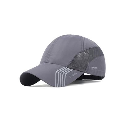 Men's Lightweight Breathable Golf Hat - Quick Dry Sports Cap with Mesh Panel, UV Protection, Adjustable for Outdoor Activities, Running, Tennis and Golf
