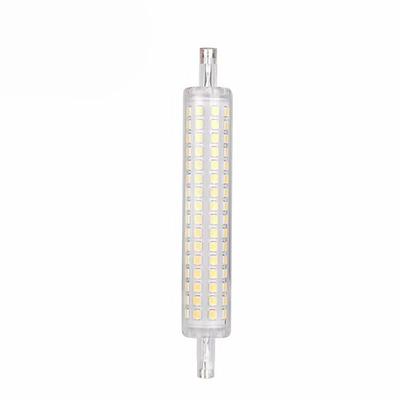 1/2pcs R7S LED Double Ended Aluminum Parts with Cover Halogen Light Household Lighting Bulbs R7S LED 118mm Tube Bulb 78mm Floodlight 220V High Power Working Light Garage Landscape Lighting