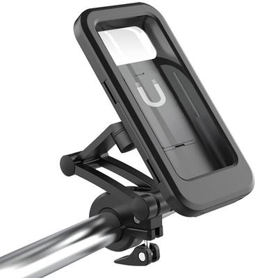 Waterproof Bicycle Motorcycle Phone Holder - Shockproof Scratch-Proof, 360 Adjustable, Universal for 6.7-Inch Phones, Easy Install with Quick Release Buckle